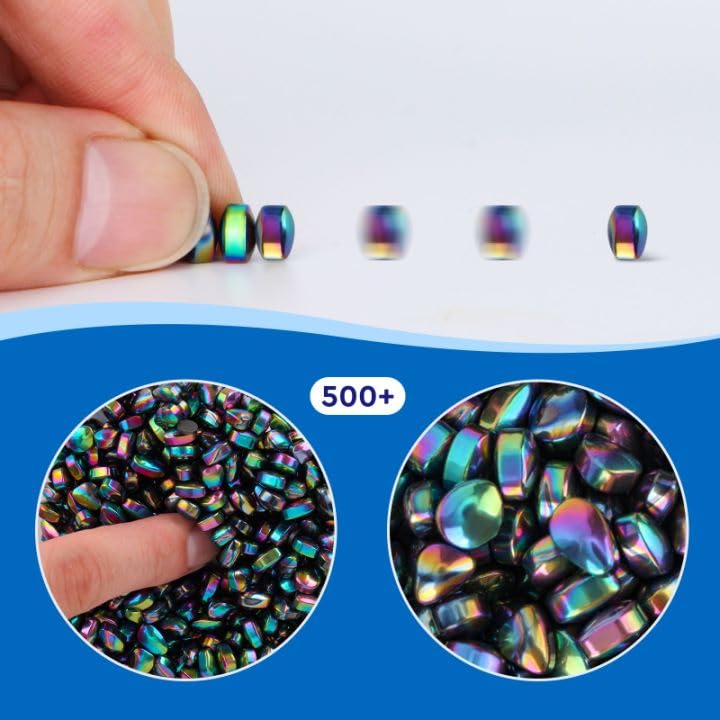 DYRDM 500+ Original Ferrite Putty — Colorful Sensory Stones for Adult Fidget and Desk Stress Relief