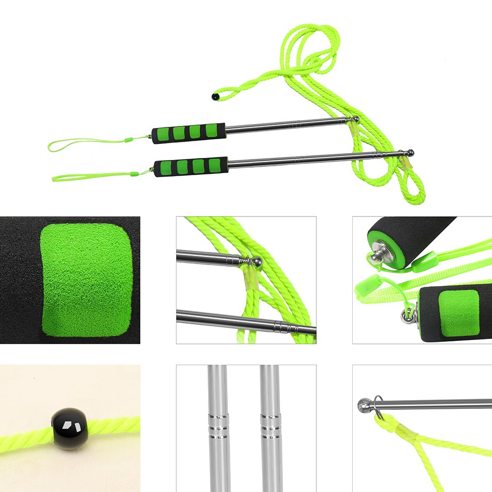 E-Know Bubble Wand | Telescopic Stainless Steel Giant Bubble Wand for Outdoor Fun