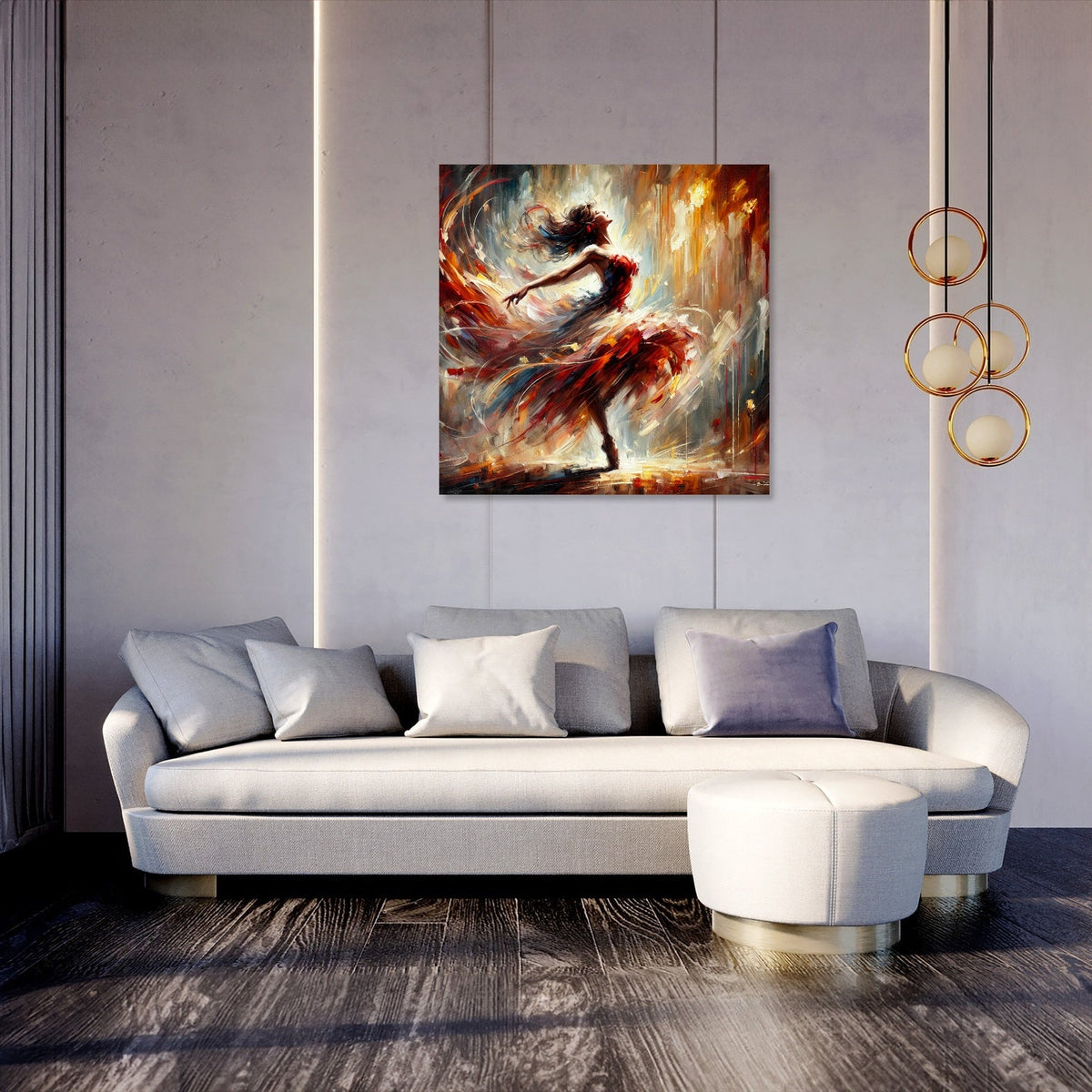 Dance of Flames Canvas