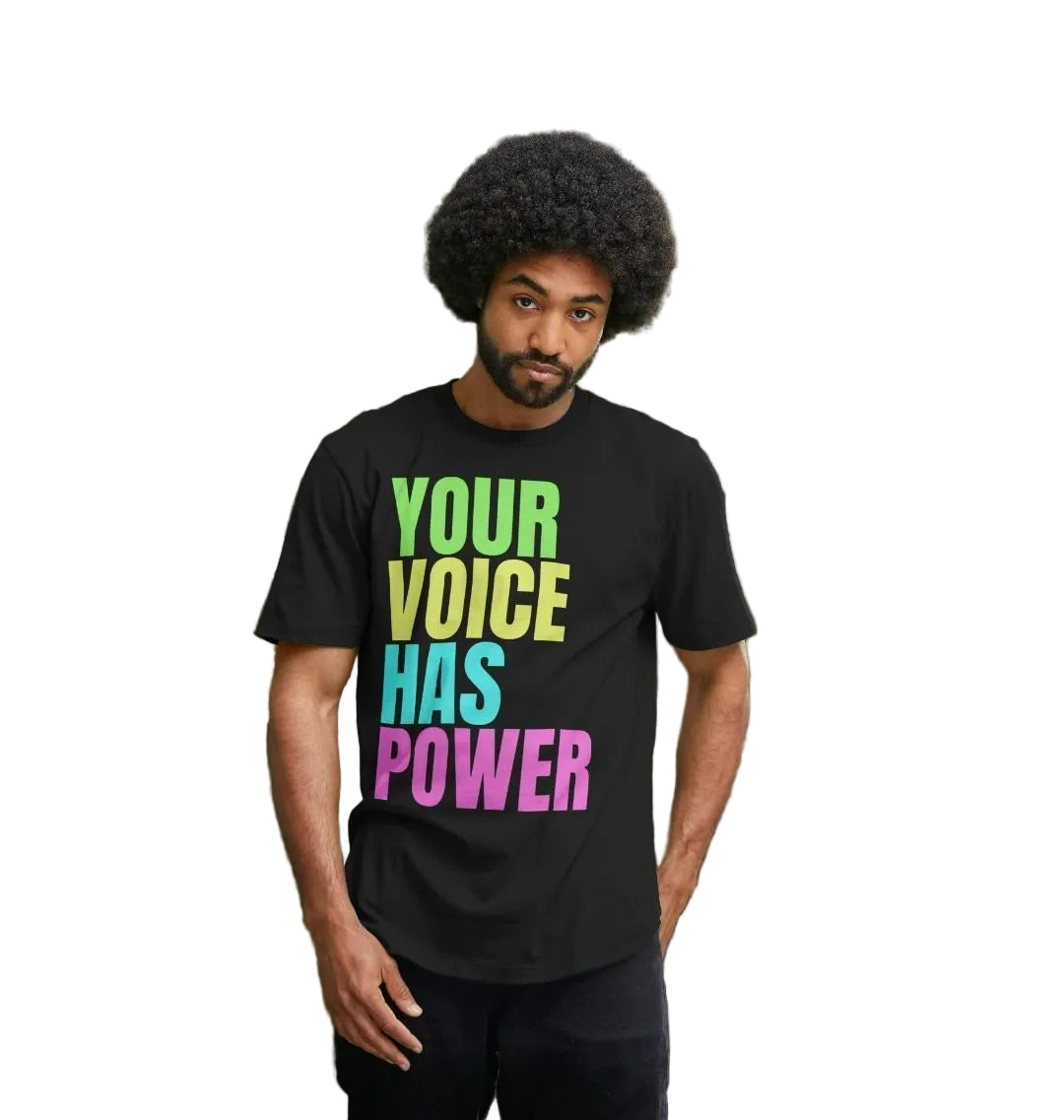 Your Voice Has Power Men's Print T-Shirts
