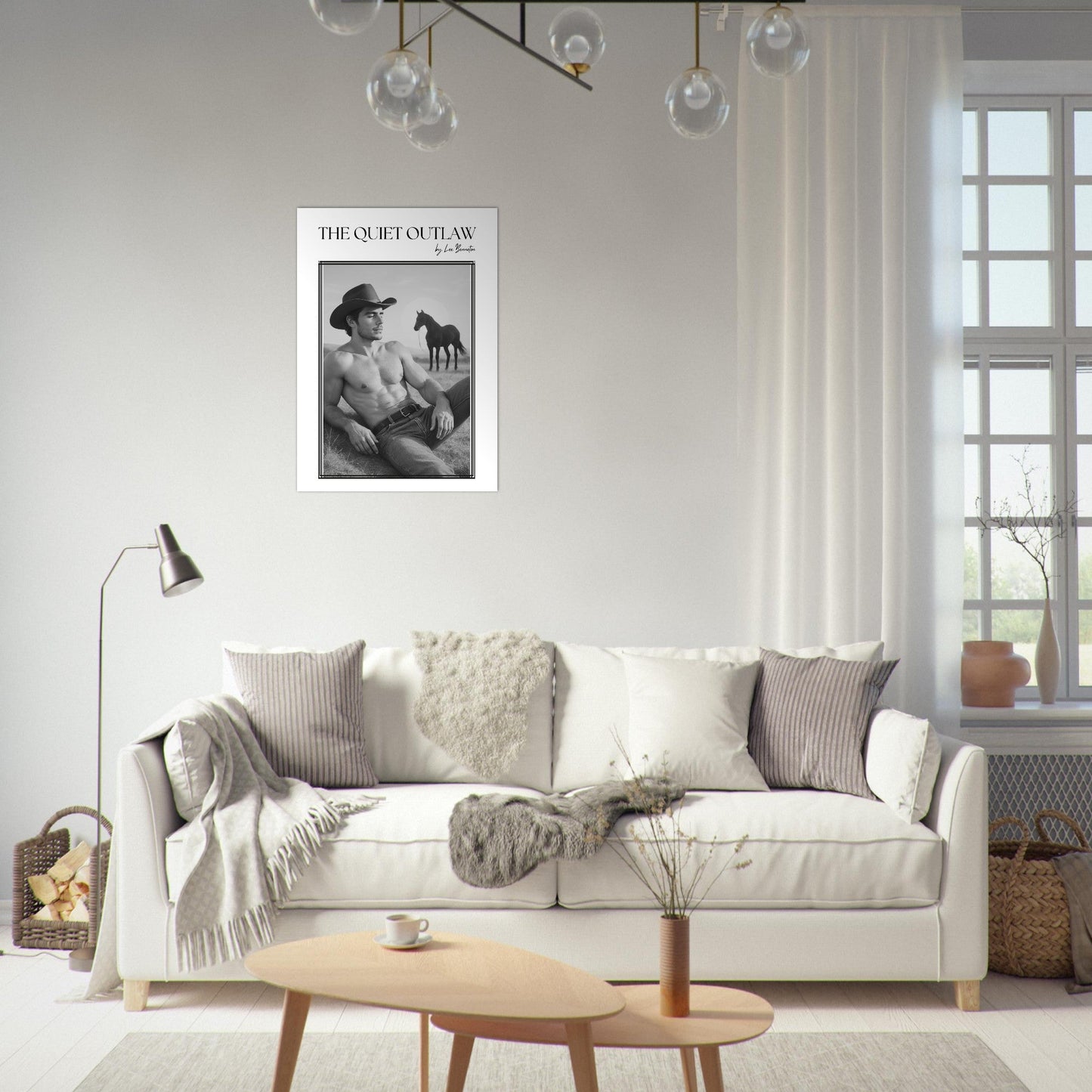80s Western Cowboy Wall Art - The Quiet Outlaw