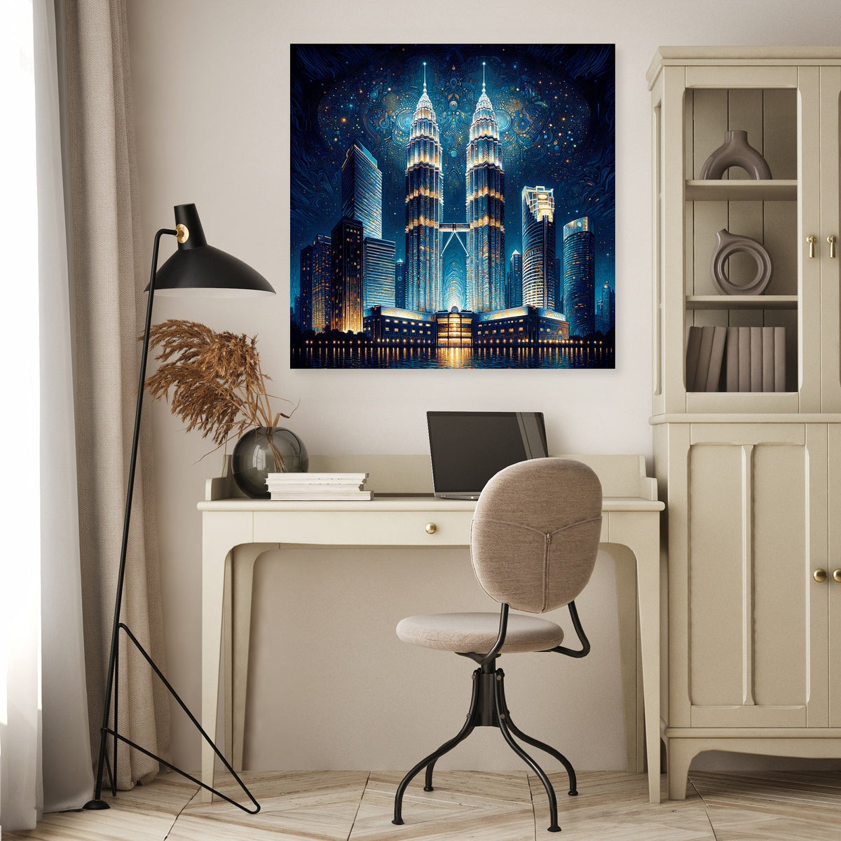 Luminous Geometry Canvas