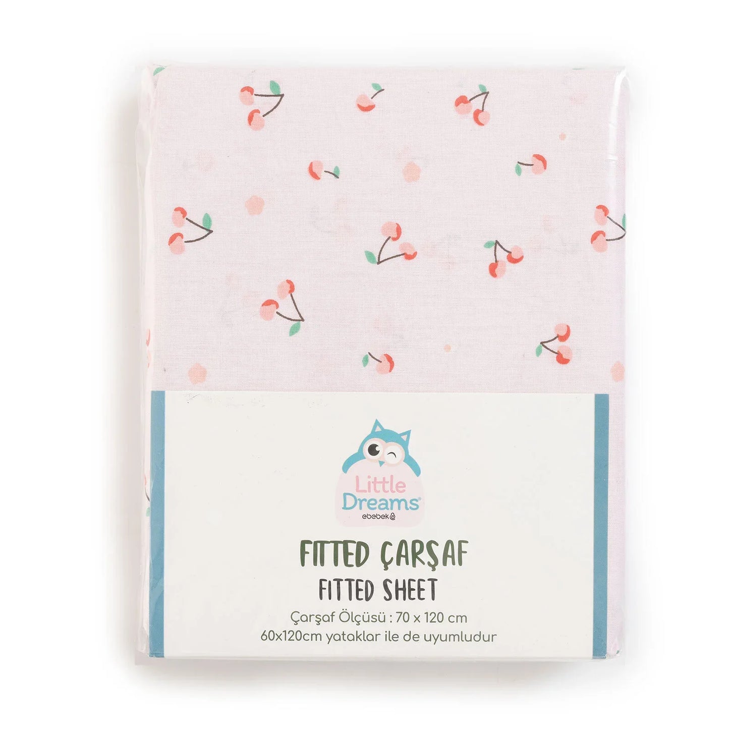 Little Dreams Girl Baby Crib Sheet - Pink