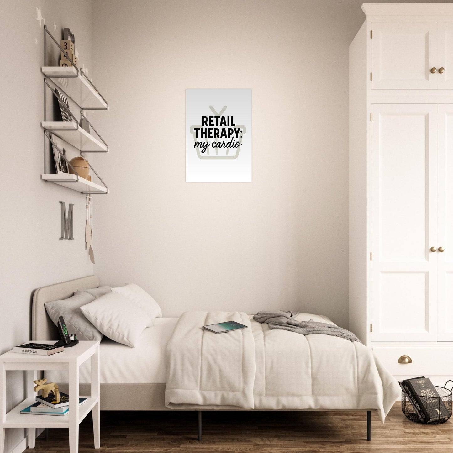 Retail Therapy Poster with Quote: MY Cardio - Fun Wall Art for Home Decor