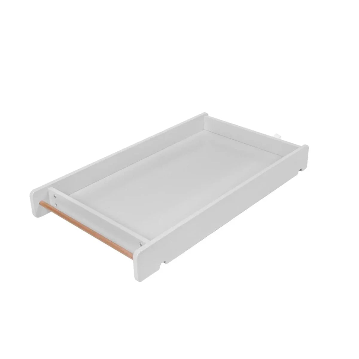 Tutti Bambini Rio Cot Bed with Cot Top Changer & Mattress - Dove Grey/Honey Oak