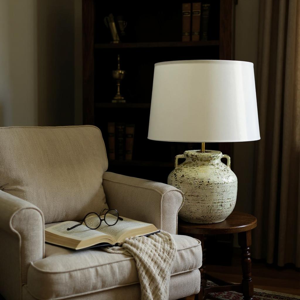 41CM LAMP AND SHADE