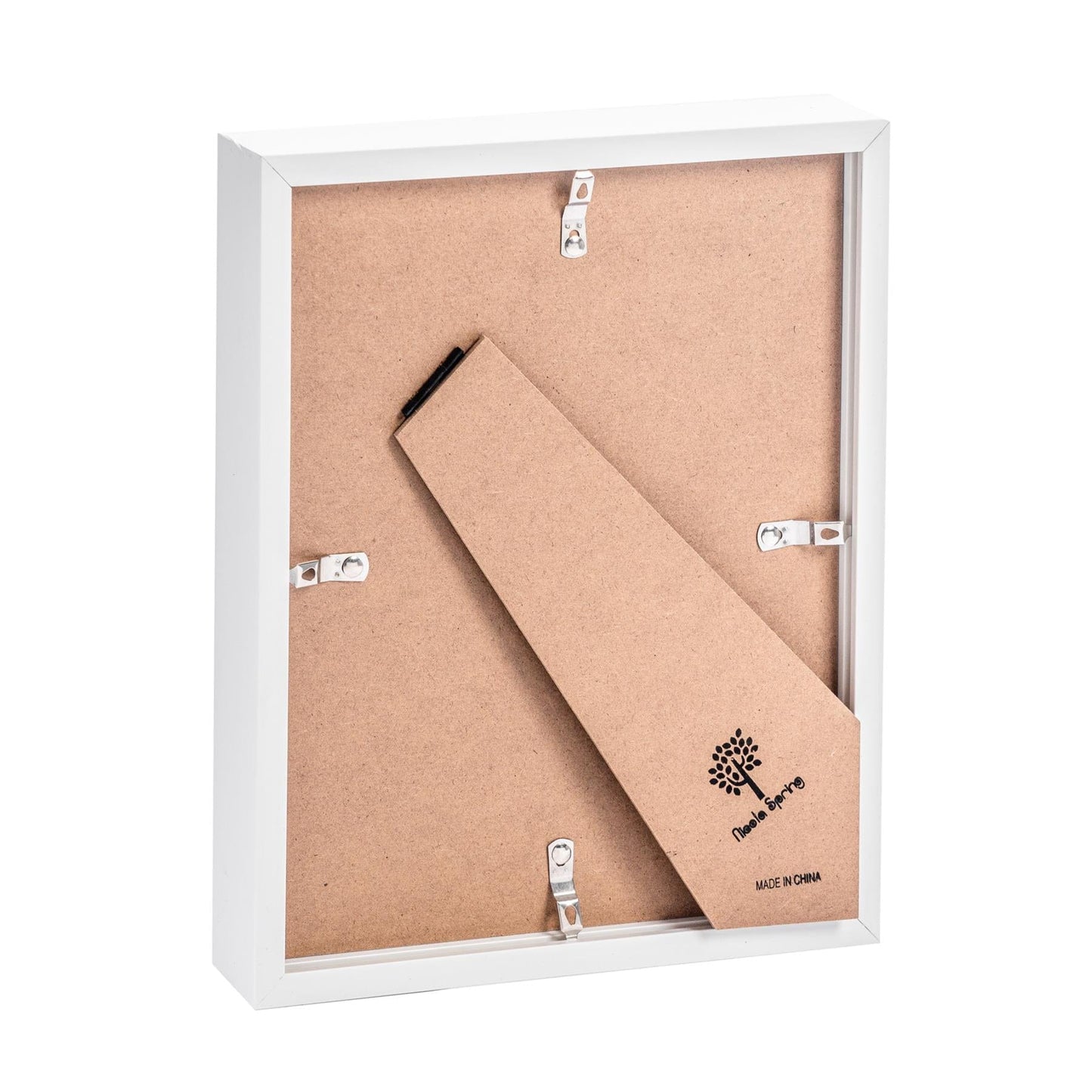 8" x 10" White 3D Box Photo Frame with 5" x 7" Mount