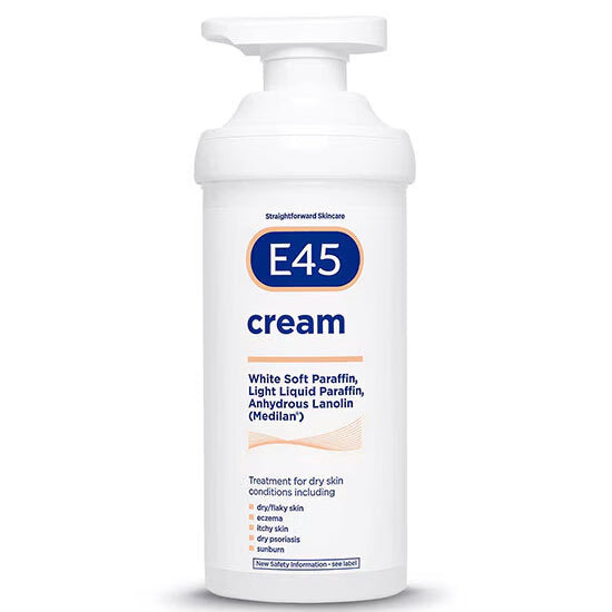E45 Cream Intense Hydration & Dry Skin Relief for Dry, Itchy & Sensitive Skin 500g / 17.64 oz