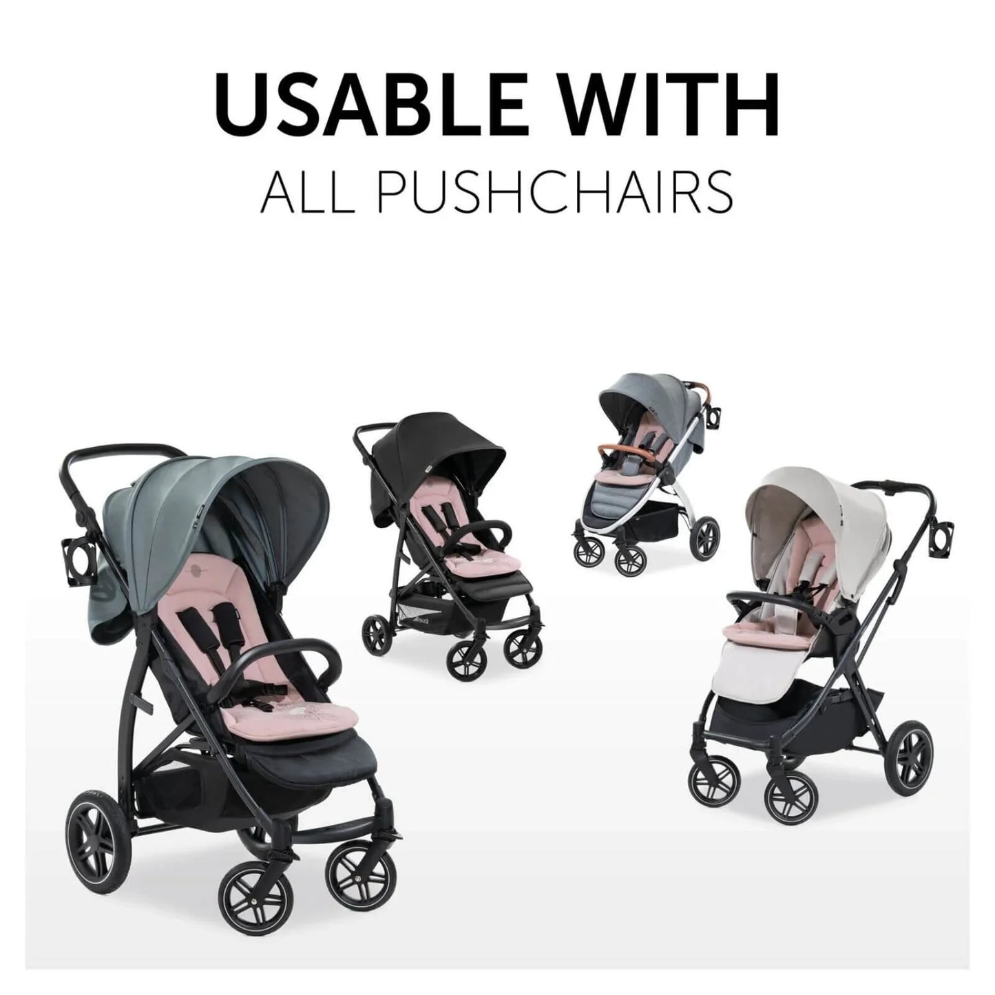Hauck Disney Pushchair Seat Liner - Minnie Mouse Rose