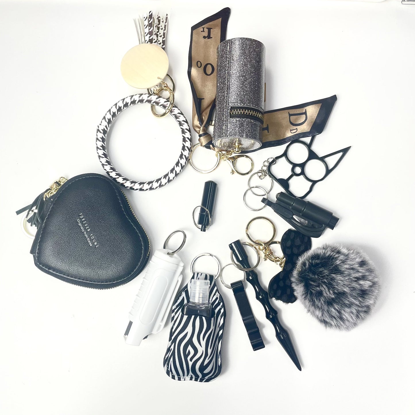 Hair Ball Lipstick Bag Bracelet Bracelet Buckle Suit