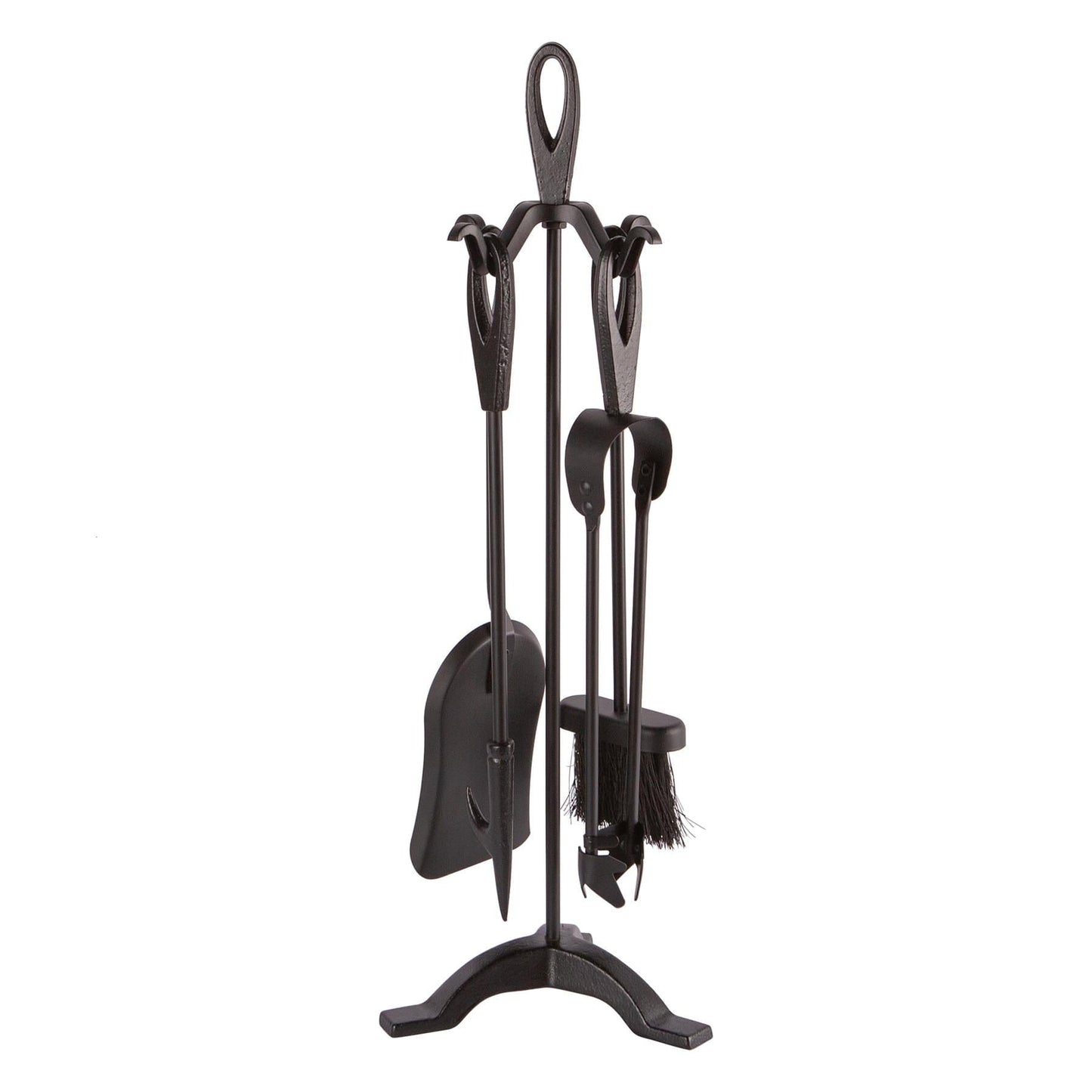 5pc Black 'Slindon' Fireside Companion Set