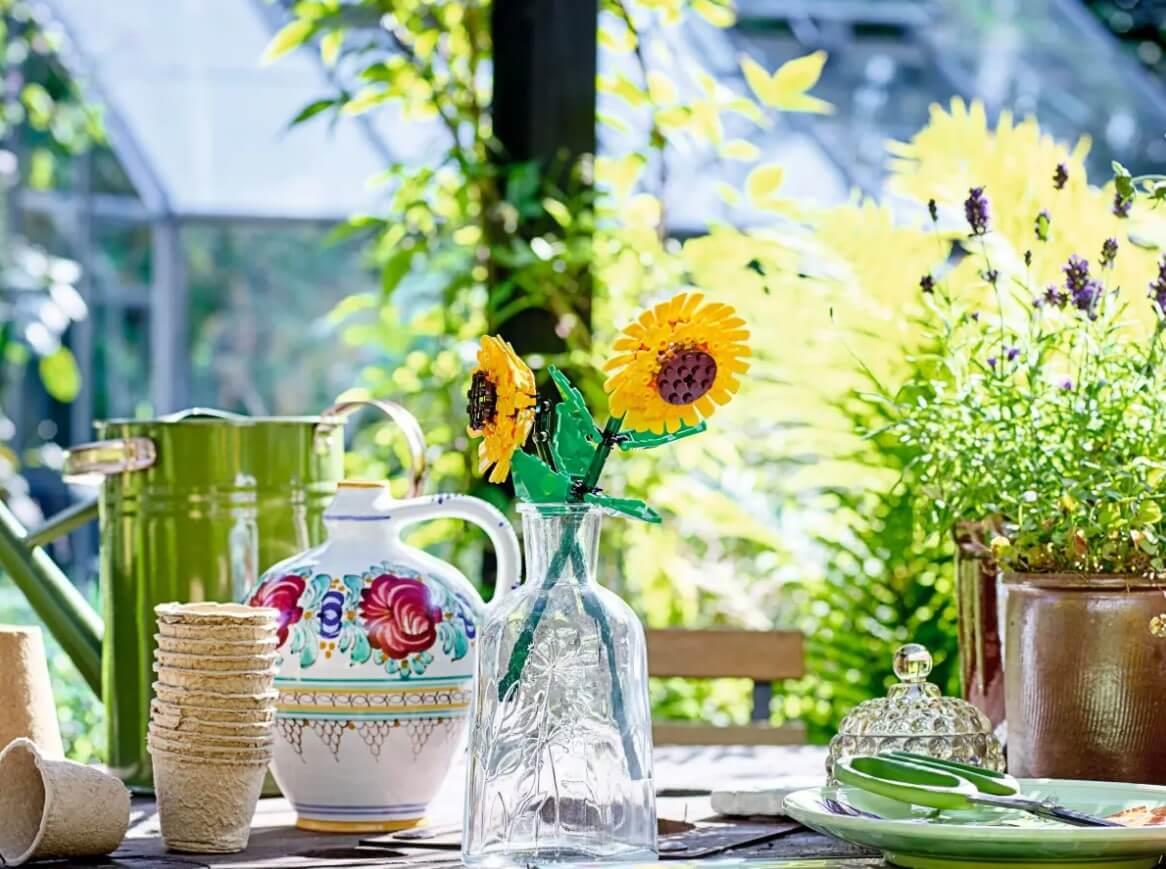 Lego Botanicals 40524 Sunflowers Buildable Toy Gift for Ages 8 and Up