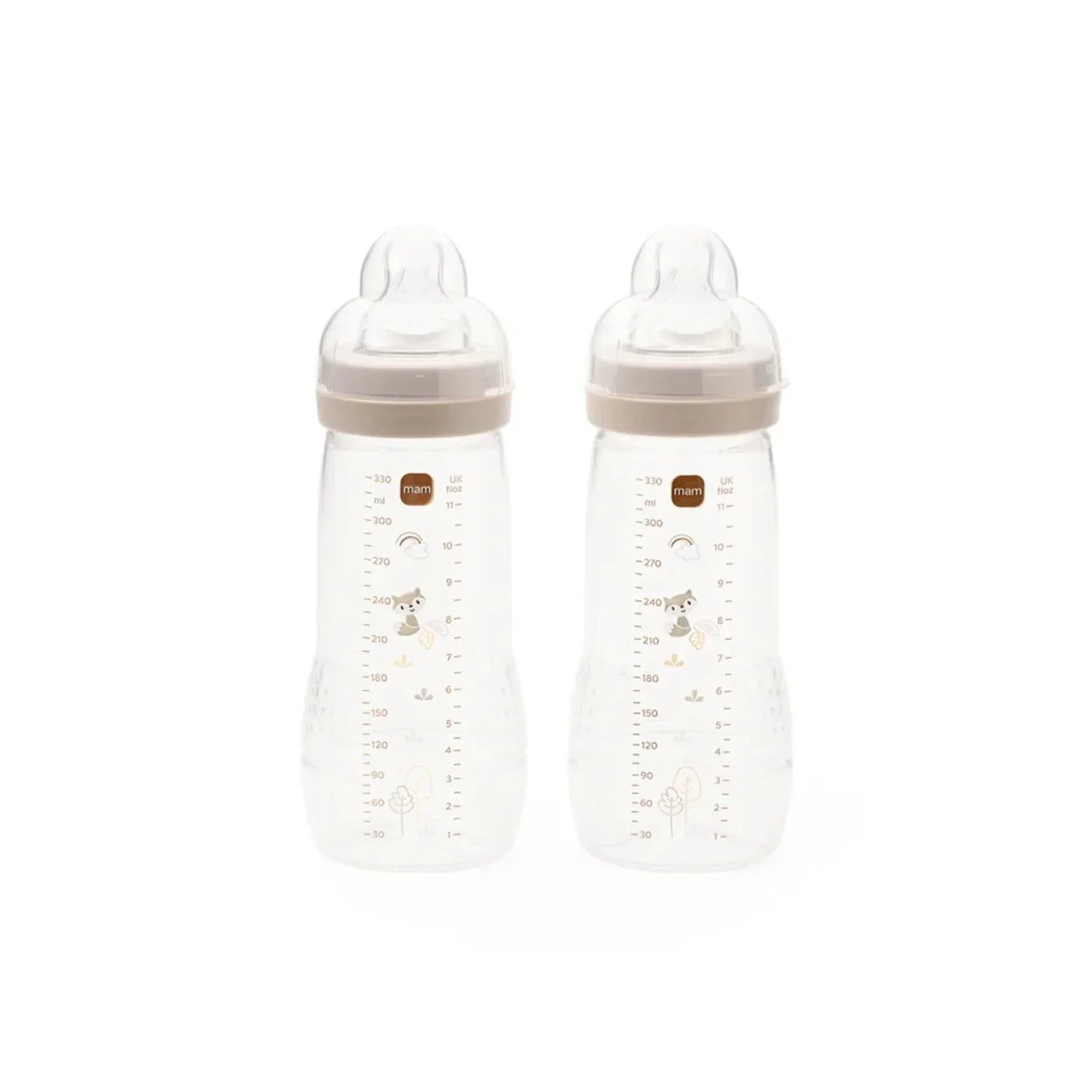 MAM Easy Active Bottle 330ml Unisex Pack of 2 Assorted