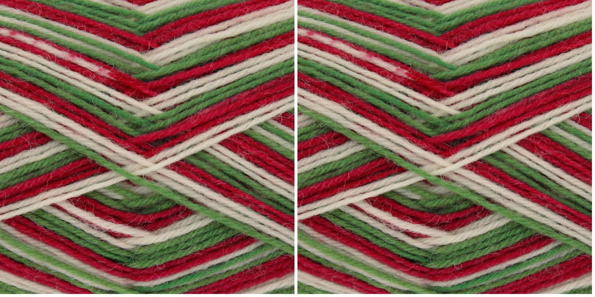 King Cole 783408 Zig Zag 4Ply Christmas Yarn - 420M, 100g
