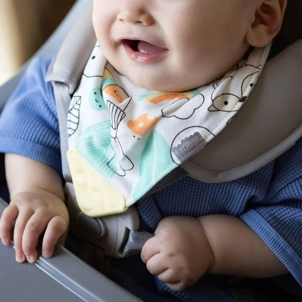 Nuby Bandana Bibs Pack of 3 Assorted