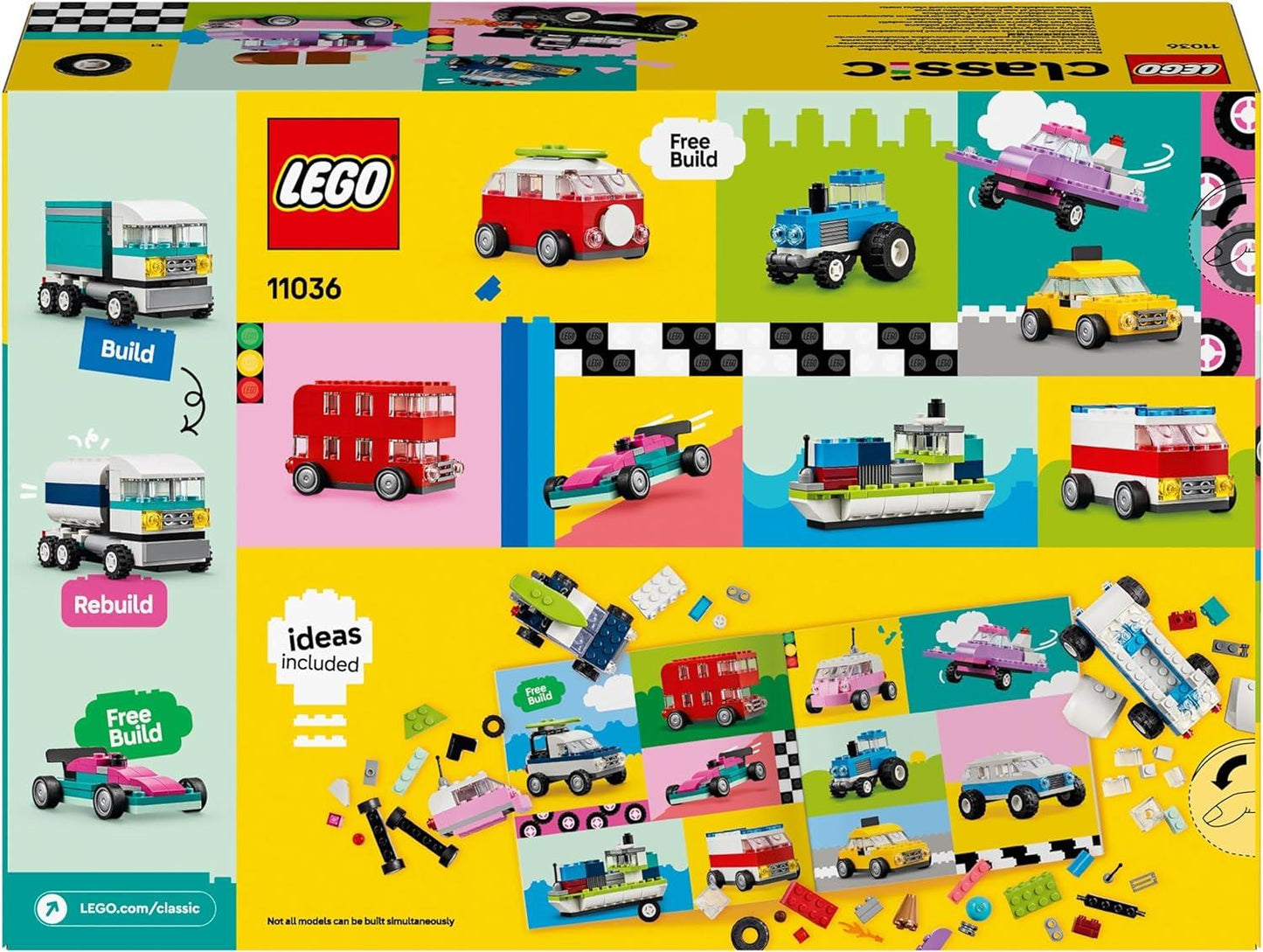 Lego Classic 11036 Creative Vehicles Building Toy for Ages 4 and Up