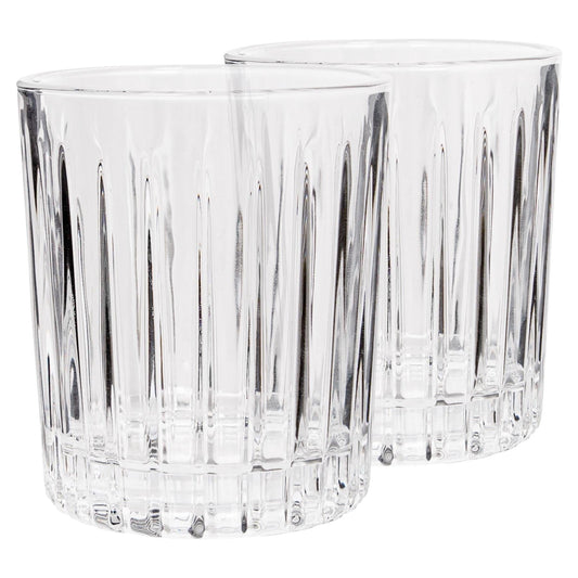 310ml Fluted Whisky Glasses - Pack of 2