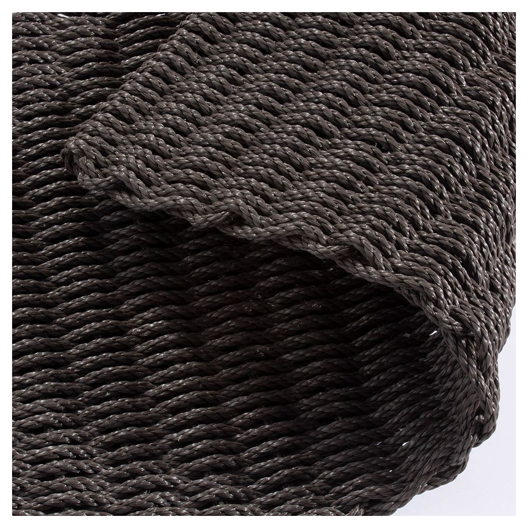 Didsbury Braided Polypropylene 55x100cm Slate Doormat