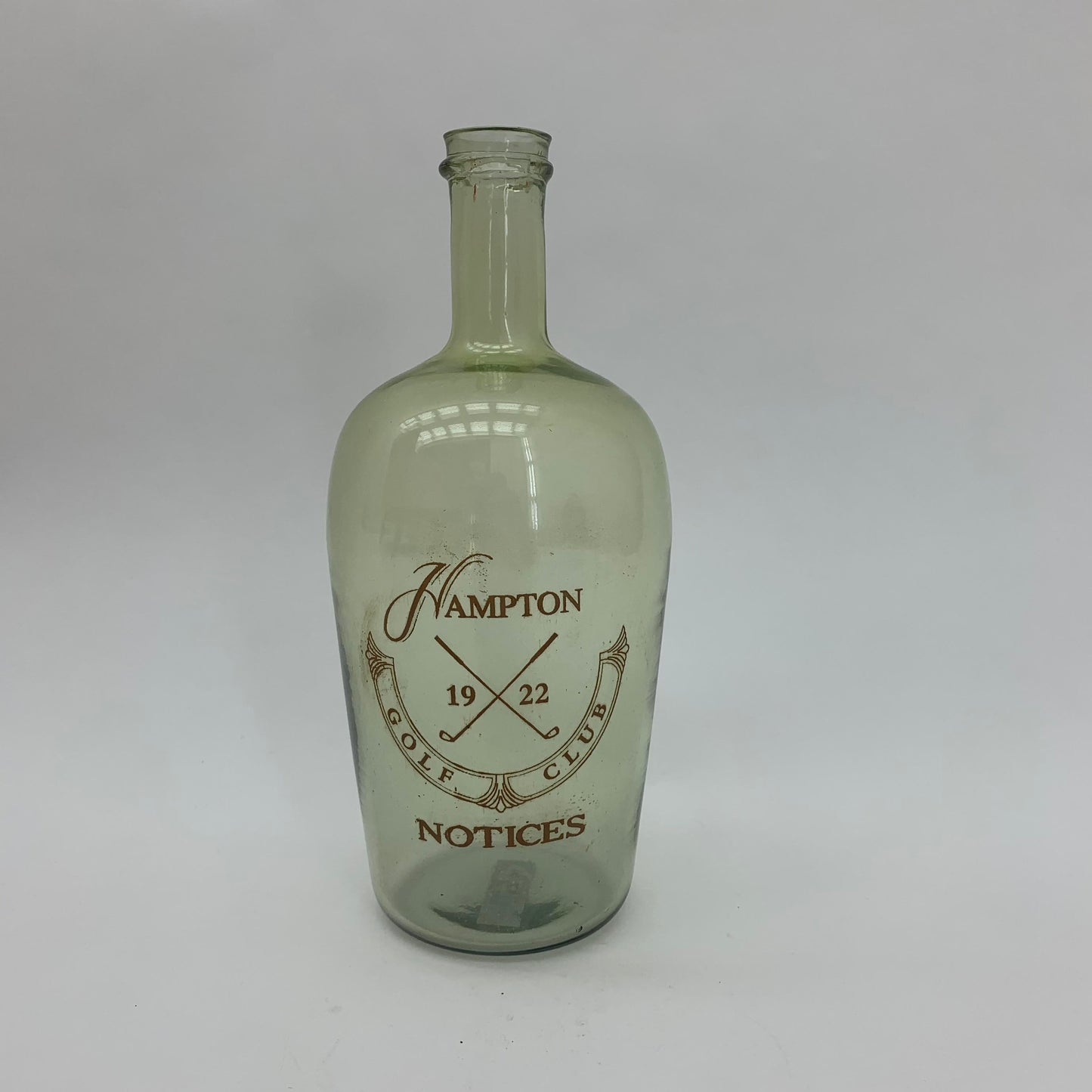 11" GLASS DECORATIVE VASE-RECYCLE GREEN
