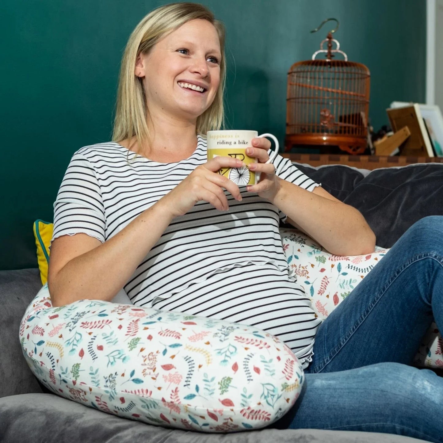 Purflo Breathe Maternity Support Pillow - Botanical