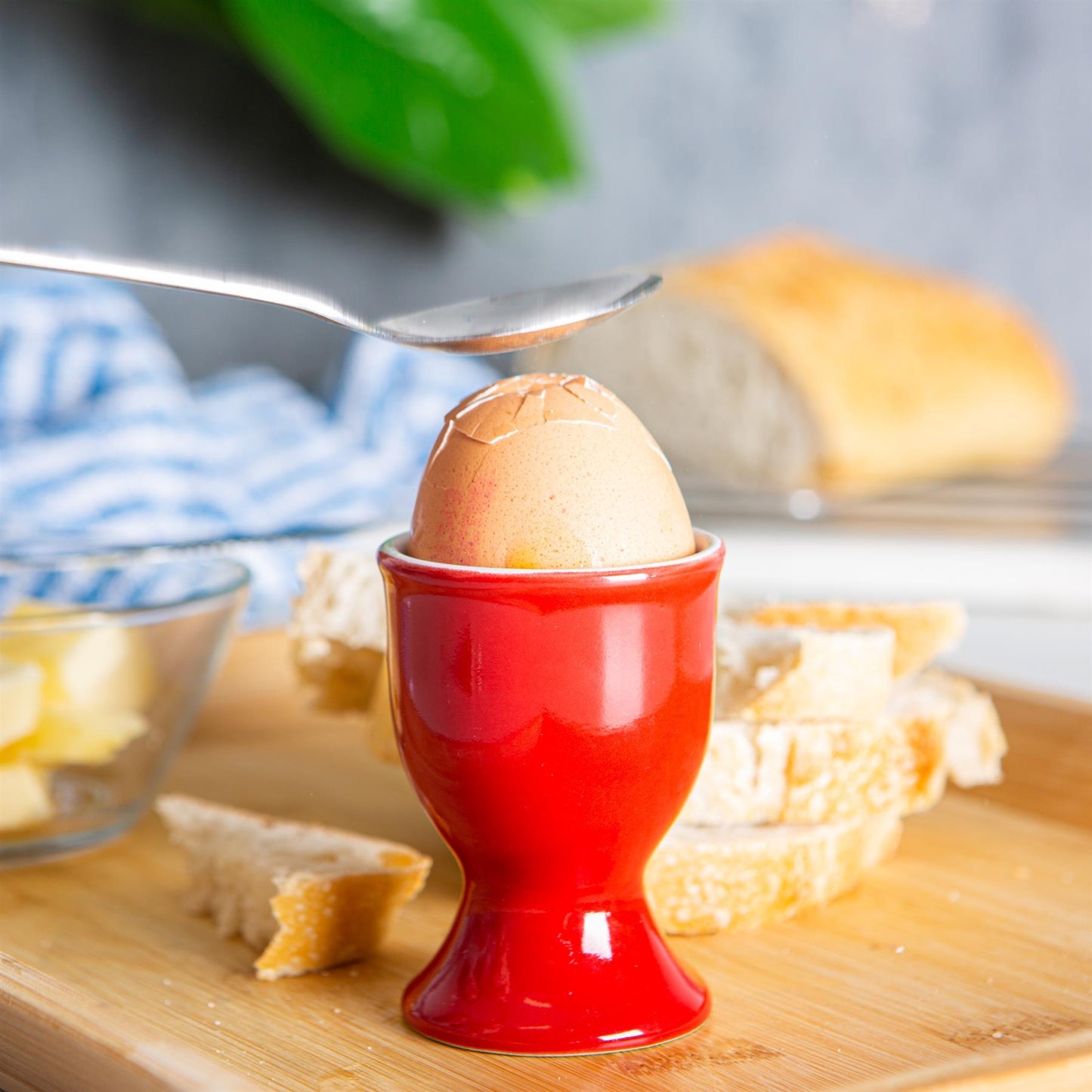 Coloured Stoneware Egg Cups - Pack of Two