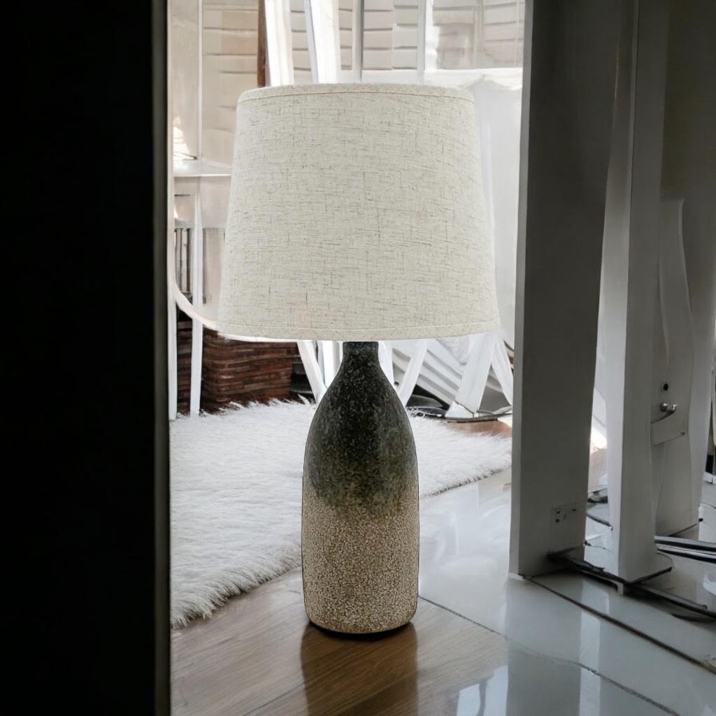 45CM RUSTIC LAMP AND SHADE