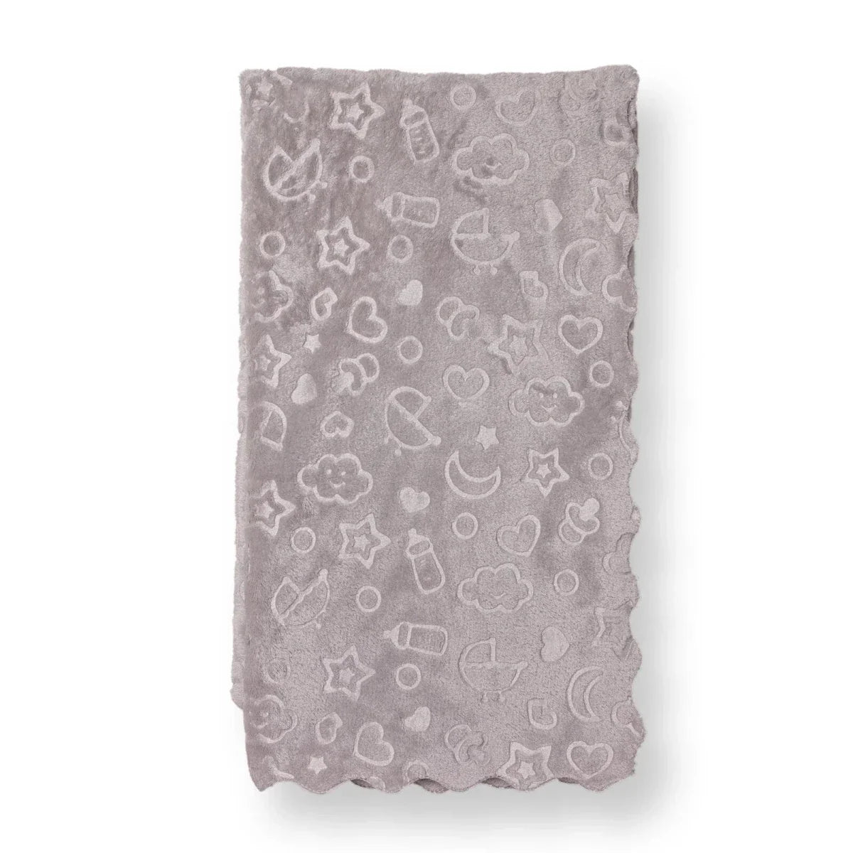 Little Dreams Unisex Plush Blankets - Grey