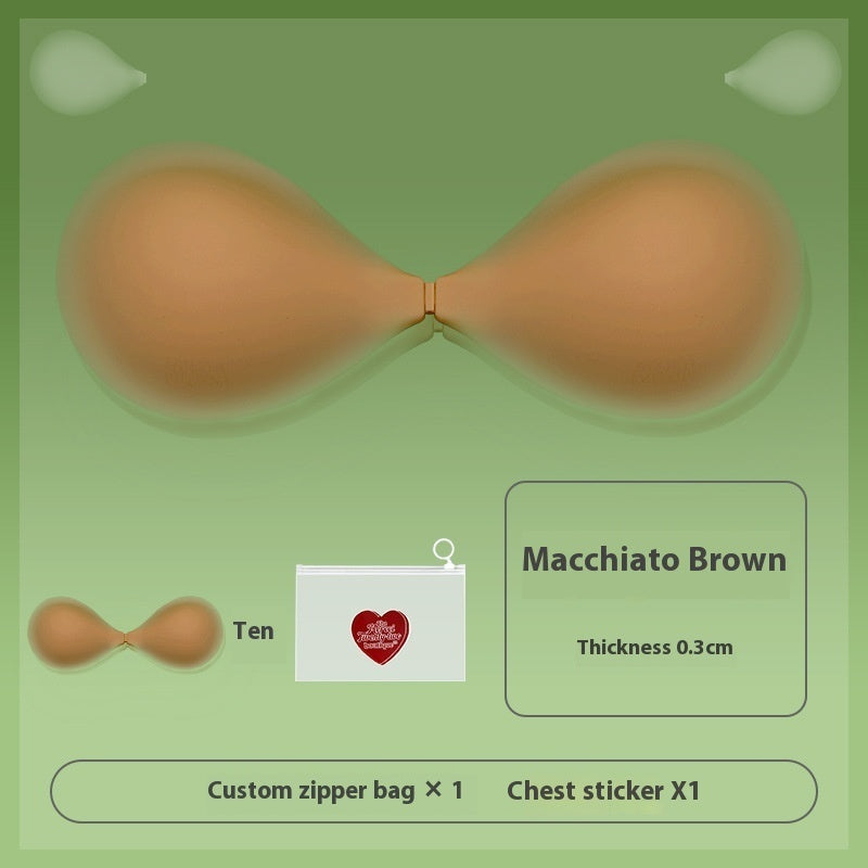 One-piece Solid State Silicone Bra Summer Lightweight