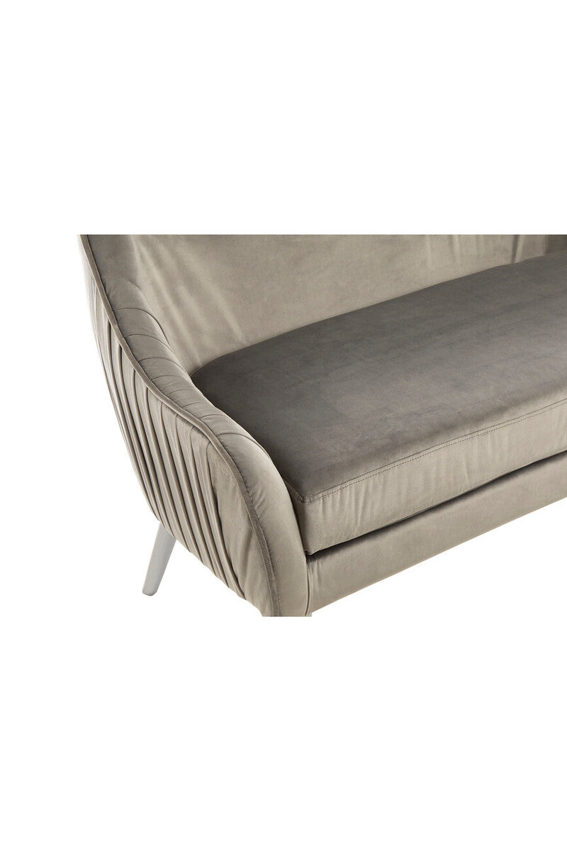 Grey Velvet Sofa, Louxor