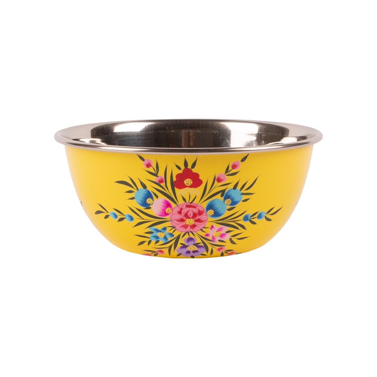 Pansy 18.5cm Stainless Steel Picnic Bowl