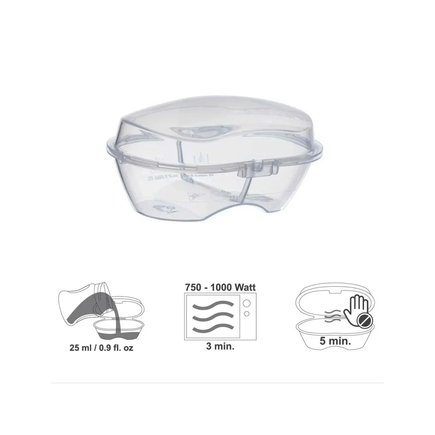 Mamajoo Orthodontic Soothers with Steriliser Box 6+ months Pack of 2 - Powder Pink & Blush