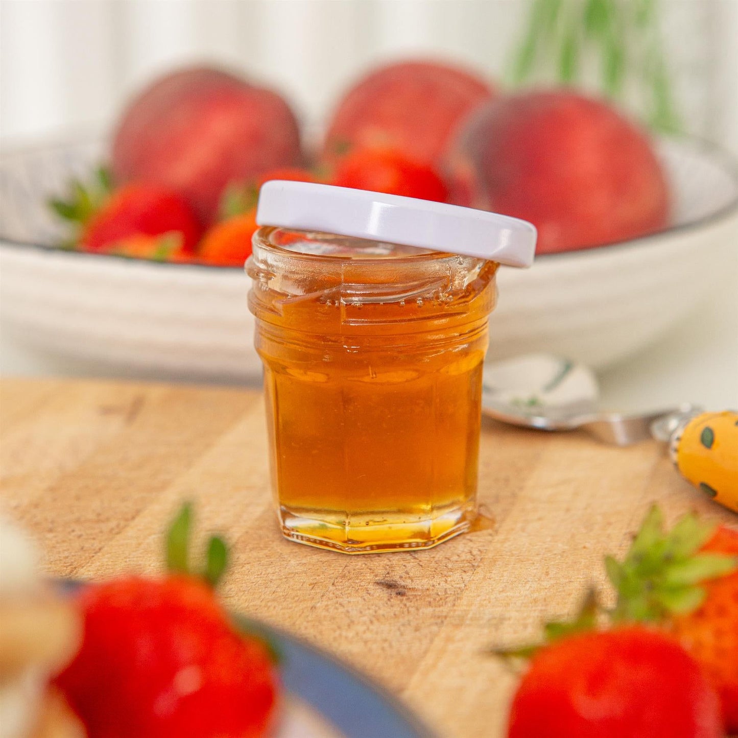 30ml Glass Jam Jars with Lids - Pack of 6
