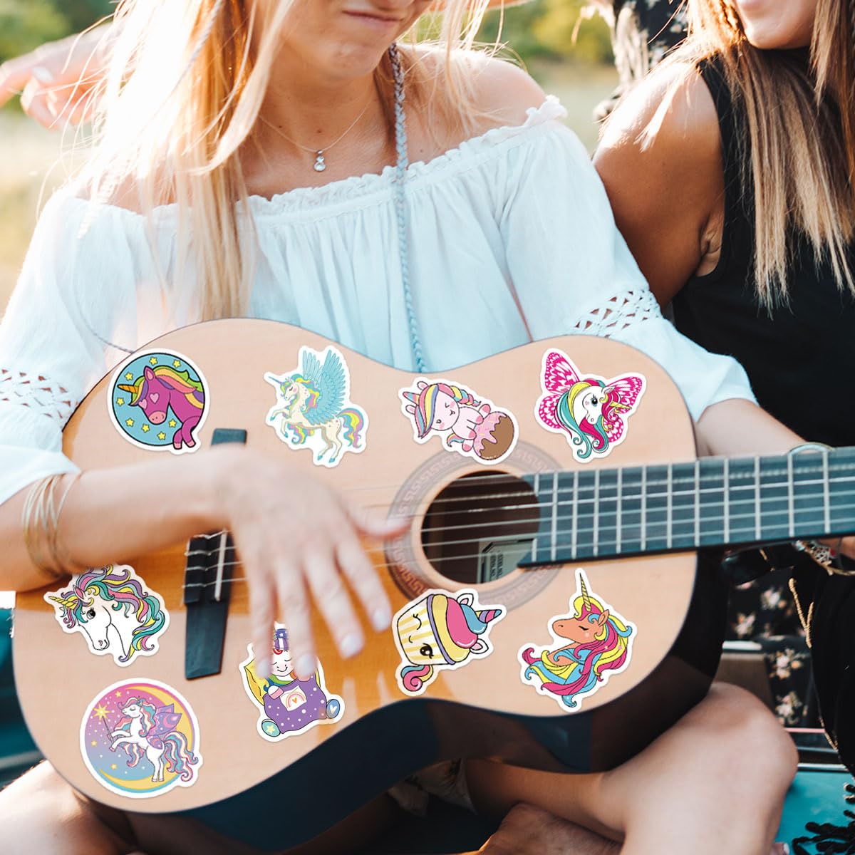 EAPHANT Unicorns Stickers – 100 Pcs Waterproof Vinyl for Water Bottles