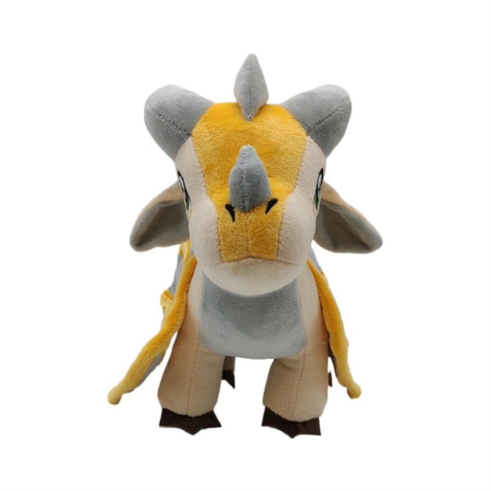 EaseLR Wings of Fire Dragon Plush Toy – 12in Soft Rainwing Dragon Stuffed Animal