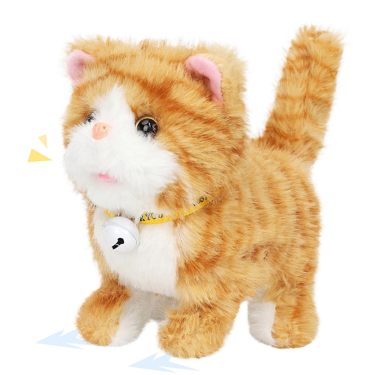 Easfan Walking Plush Kitty Toy – Interactive Singing, Walking & Repeating Plush