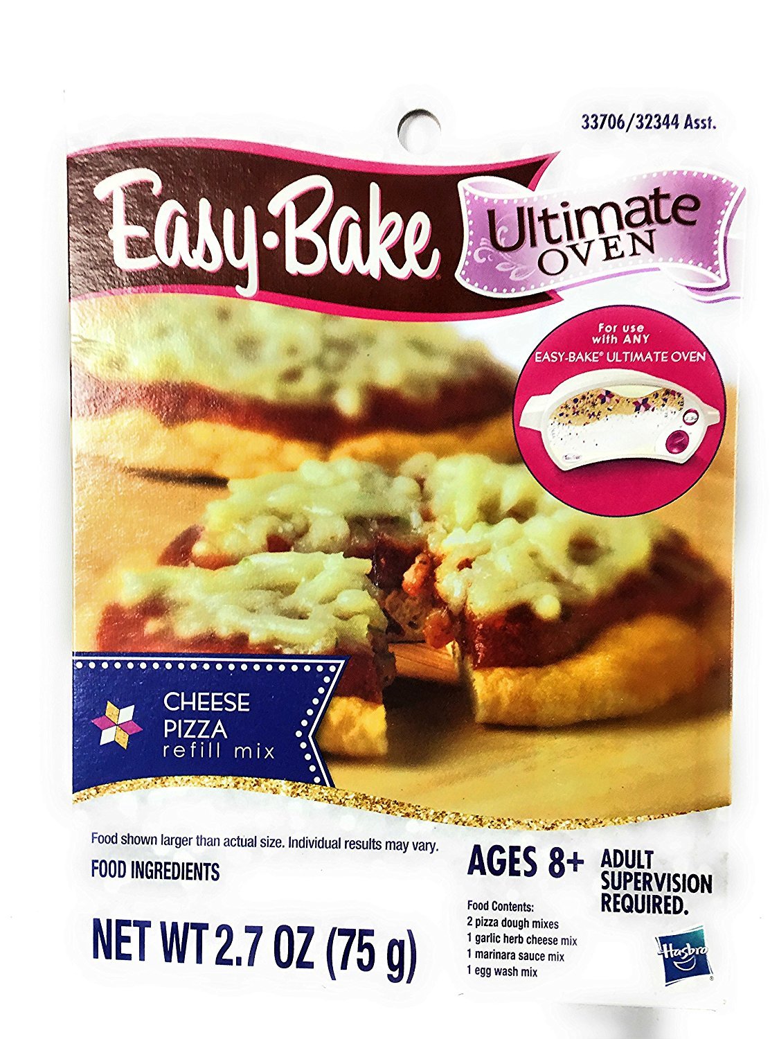 Ultimate Easy Bake Oven Party Pretzel Dippsers & Cheese Pizza Refill Bundle – Set of 2 Refills