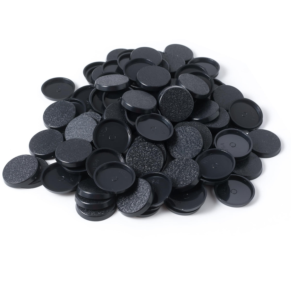 EasyPegs 28.5mm Textured Round Bases – 120 Count for Wargames & Tabletop Miniatures