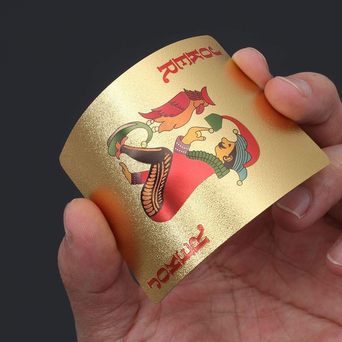 EAY Gold Waterproof Playing Cards – Durable Deck for Parties & Outdoor Games