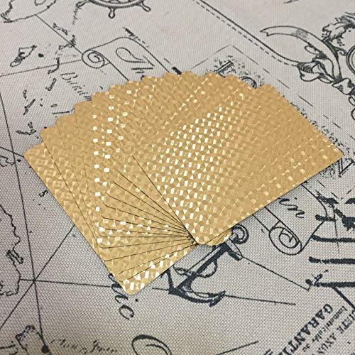 EAY Gold Waterproof Playing Cards – Durable Deck for Parties & Outdoor Games
