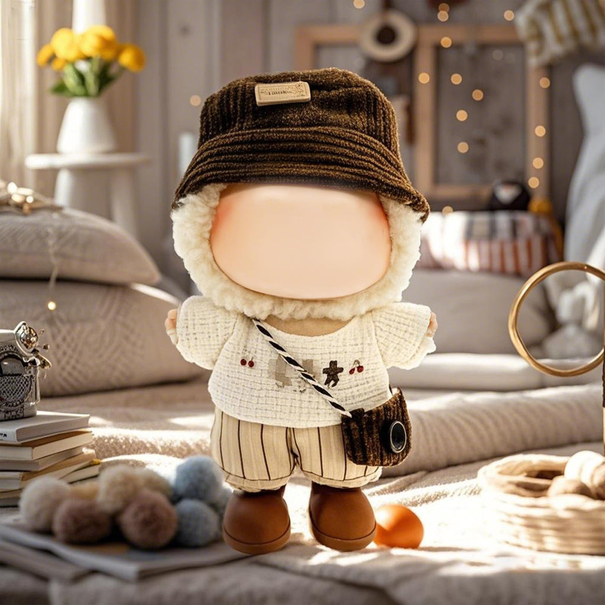 Eayaele 5-Piece Labubu Doll Outfit & Shoes for 17cm (6.7”) Doll – Premium Set