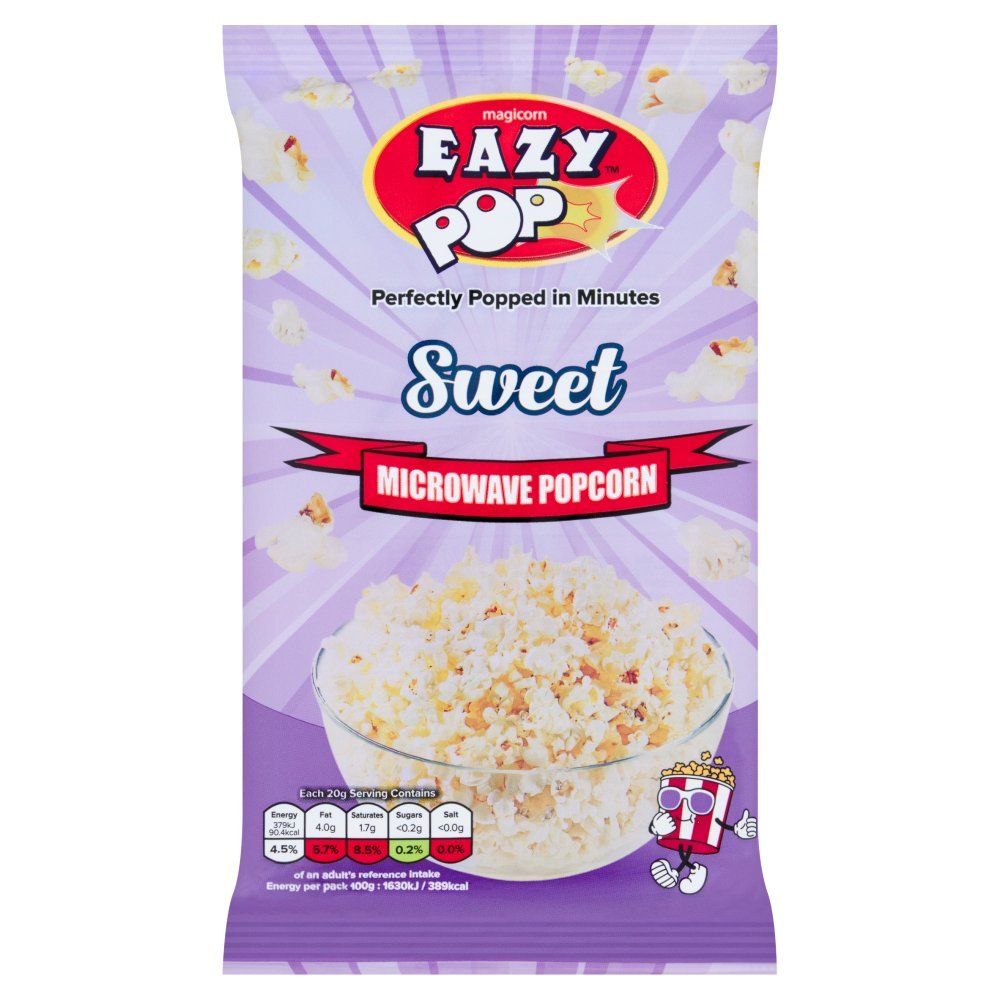 Eazy Pop Magicorn Sweet Microwave Popcorn 85g (Box of 16)
