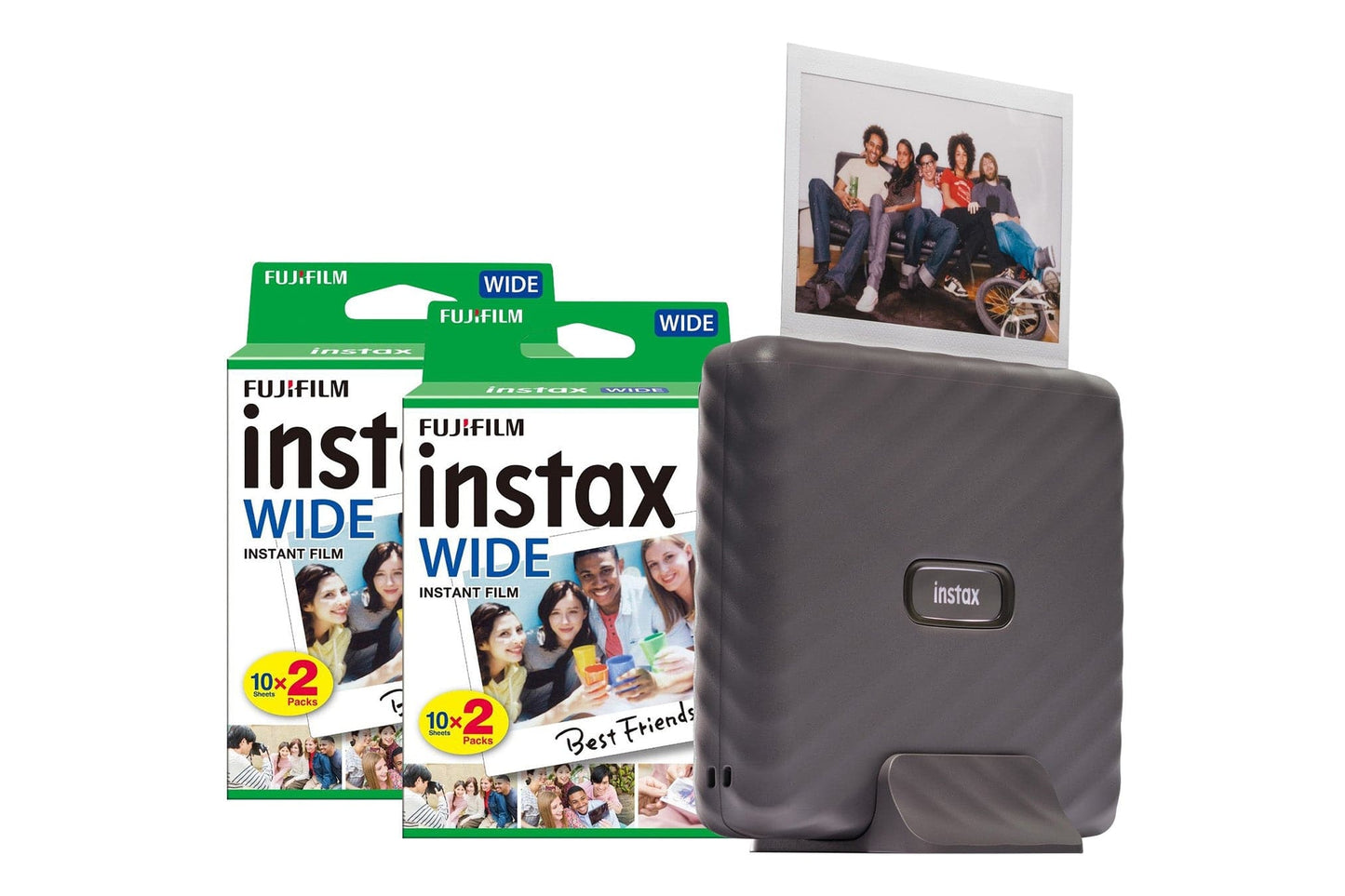 Fujifilm Instax Link Wide Printer - Mocha Grey