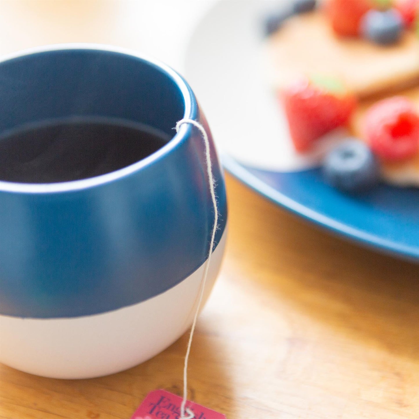 340ml Multicoloured Colour Block Stoneware Sphere Mugs - Pack of Four