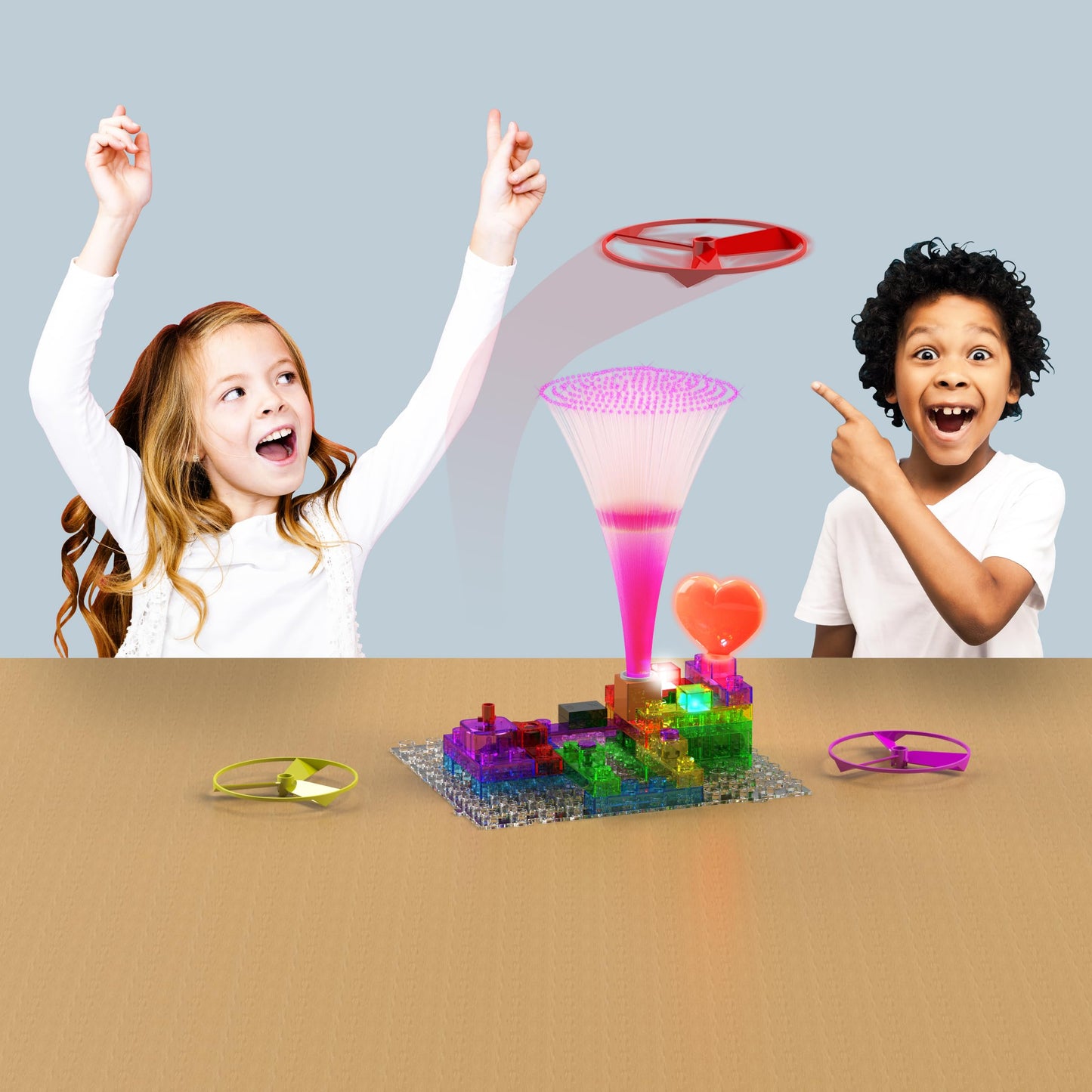 E-Blox Building Blocks STEM Circuit Kit – 59 Projects, Fan Launch Light Show (Ages 8+)