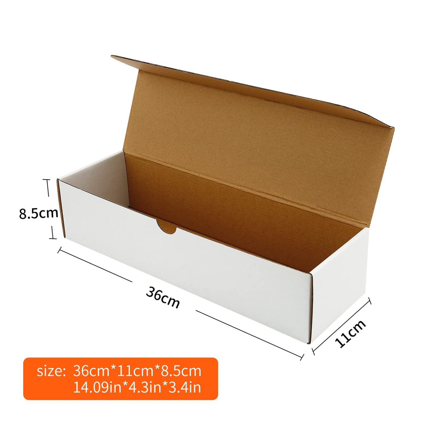 EBOAUSI Top Loader Card Storage Box 12-Pack | Corrugated Cardboard Organizer for Sports, TCG & MTG Collections