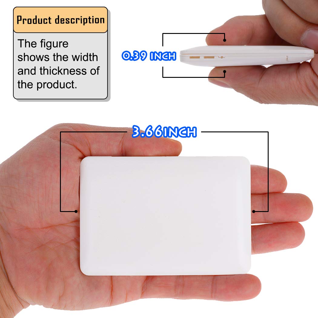 ebuddy Mini Dollhouse Cat Laptop Mirror White – Tiny Pet Desk Accessory