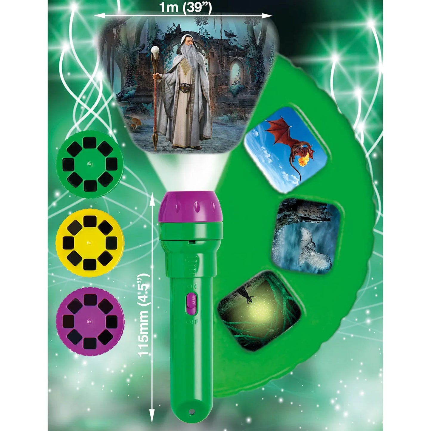 Brainstorm Torch and Projector - Wizard & Dragon