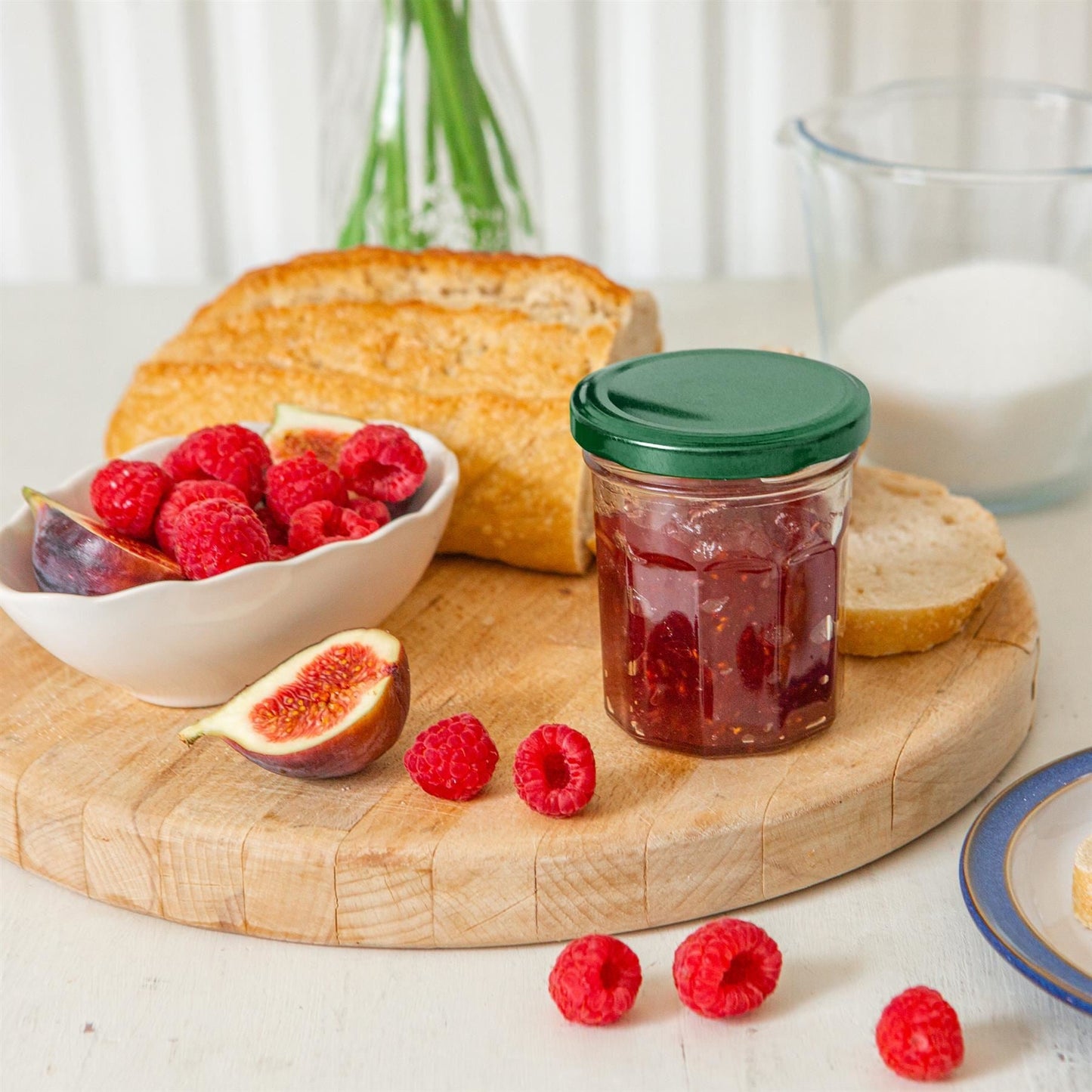150ml Glass Jam Jars with Lids - Pack of 6