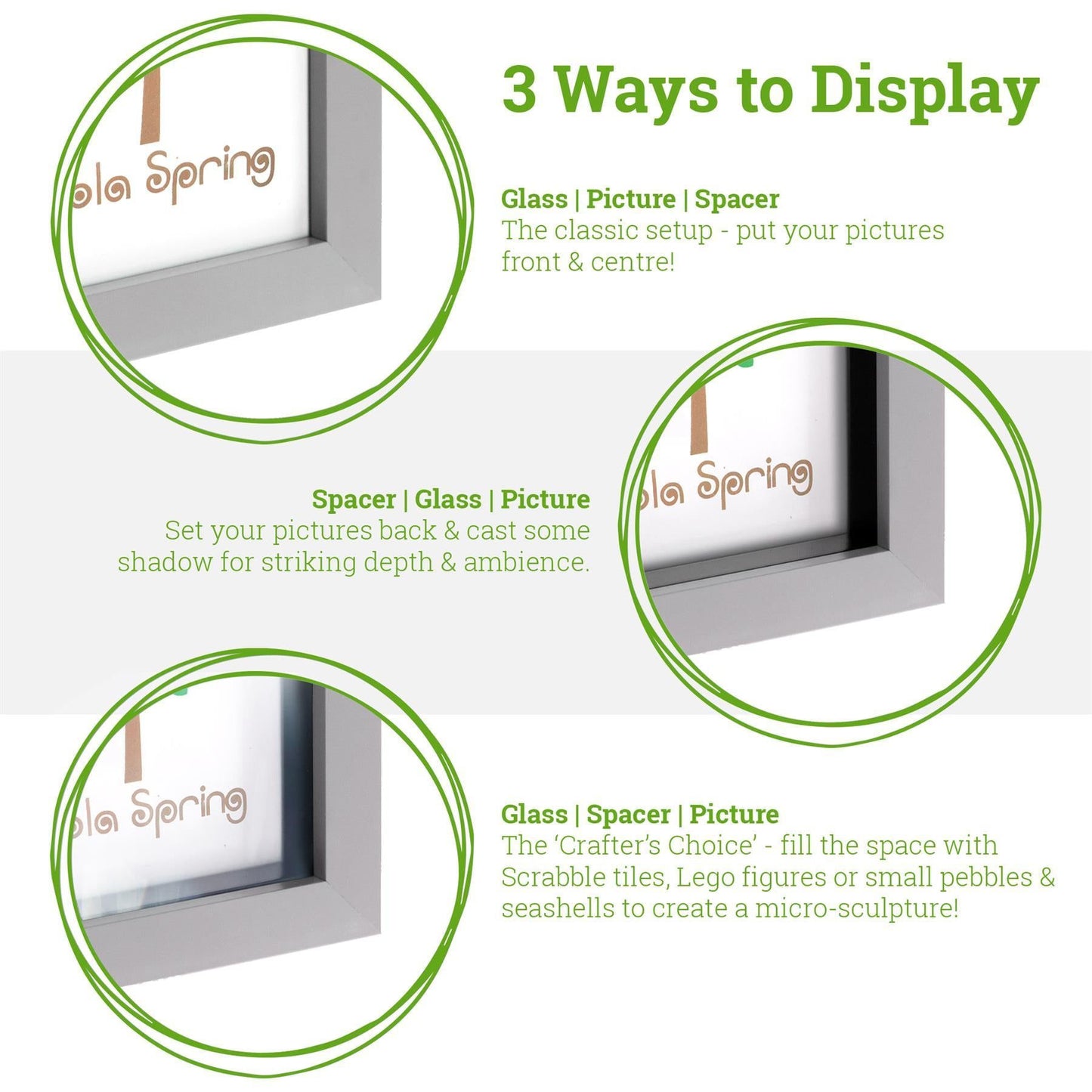 5" x 7" 3D Deep Box Photo Frame