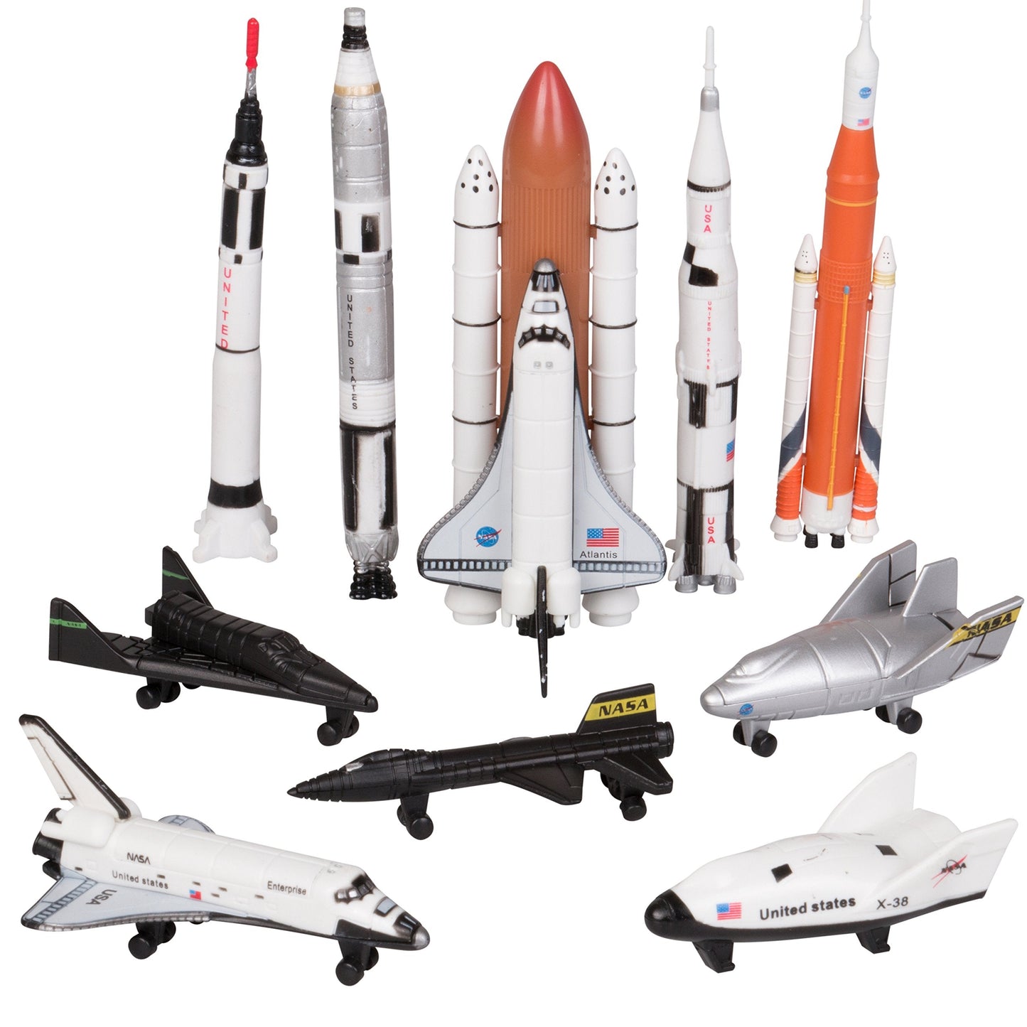 Legends of Space: Countdown to Adventure – 10-Piece Space Flight Set | Echo Toys